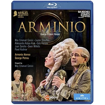 Image de Haendel : Arminio, opéra. Cencic, Snouffer, Kubas Kruk, Petrone, Sancho, Willetts, Kudinov, Petrou. [Blu Ray]