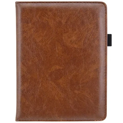 Image de Etui portefeuille Luxe unie liseuse Kobo Aura H2O Edition 2 Brun iMOSHION®