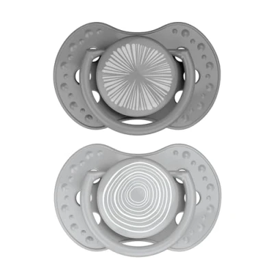 Image de Difrax Tétine Dynamic Harmony Gris clair foncé 0 3mois