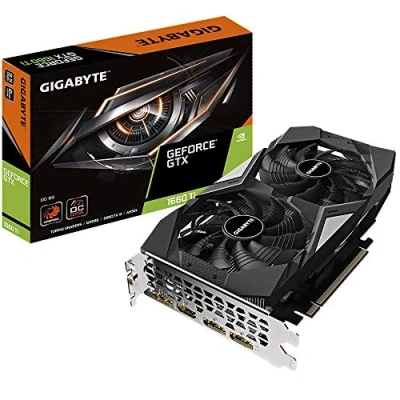 Image de GIGABYTE GV N166TOC 6GD carte graphique NVIDIA GeForce GTX 1660 Ti 6 Go GDDR6 Neuf