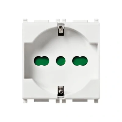 Image de VIMAR prise universel 2P + T 16 A Blanc