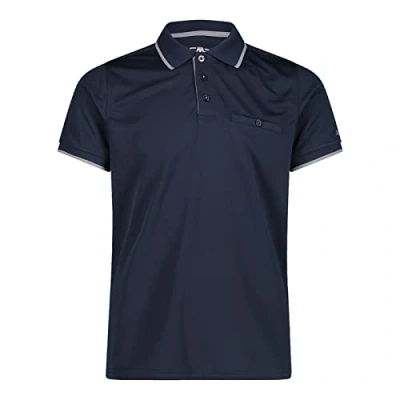 Image de CMP Quick Drying Short Sleeved Polo Shirt, Man, Blanc, 52