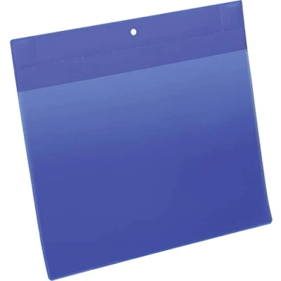 Image de Durable 174807 Lot de 10 Pochettes Logistiques avec Aimants Néodyme A4 Paysage 297x210 mm Bleu