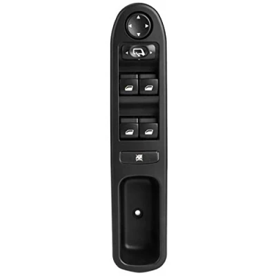 Image de interrupteur de vitre électrique avant côté conducteur commande fenêtre principale accessoire remplacement 6554.KT adapté pour 307 SW CC 307SW 307CC 2003 2010