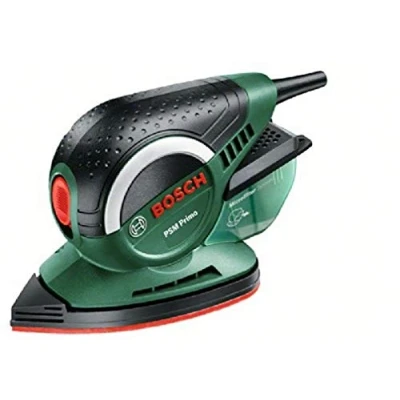 Image de Bosch Home and Garden Ponceuse Multi PSM Primo (50W, livrée avec 1 papier abrasif G80) Vert