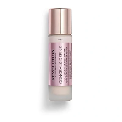 Image de Makeup Revolution, Conceal &amp; define, Fond de Teint, F0.5, 23ml