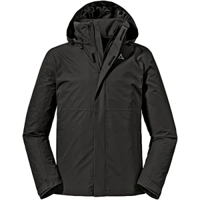Image de Schöffel Gmund Veste imperméable, Homme, Taille: 54, Black