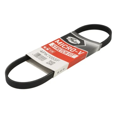 Image de GATES 4PK705SF Courroie Poly V 705 4 PA (polyamide), EPDM (éthylène propylène diène caoutchouc) FORD: FOCUS 3, 3 Turnier
