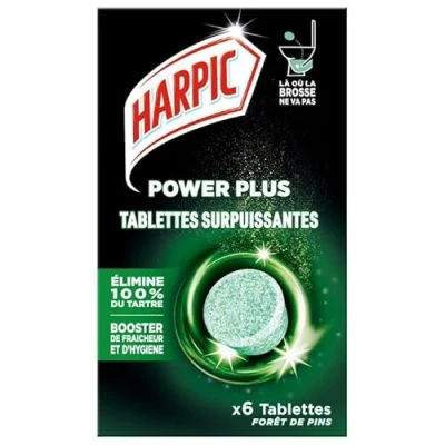 Image de HARPIC Lot de 4 x 6 Tablettes Power Plus Fraicheur Active