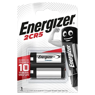 Image de Energizer 628287 Pile Lithium Photo 2CR5 6 V Orange