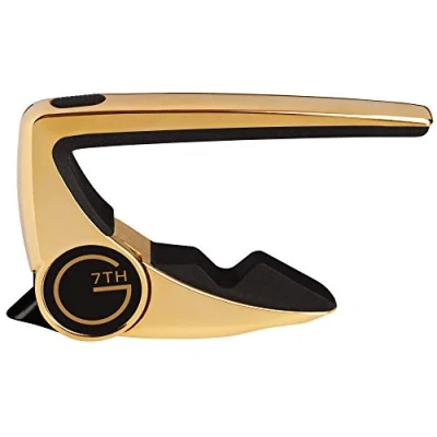 Image de G7TH Performance 2 Capodastre pour guitare classique Plaque d&#039;or 18kt