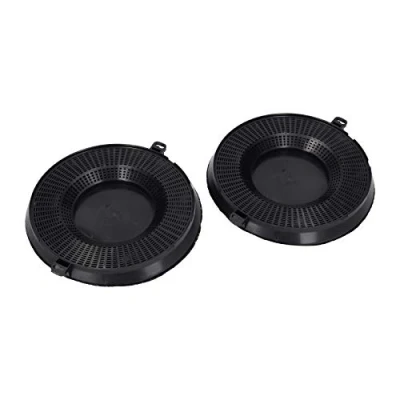 Image de LUTH Premium Profi Parts Set de 2 filtres à charbon actif 236mm type 48 pour hotte aspirante compatibles avec AEG Electrolux 902980050/6 9029800506 902980050 MCFE06 484000008783 C00384665 264308 AH023