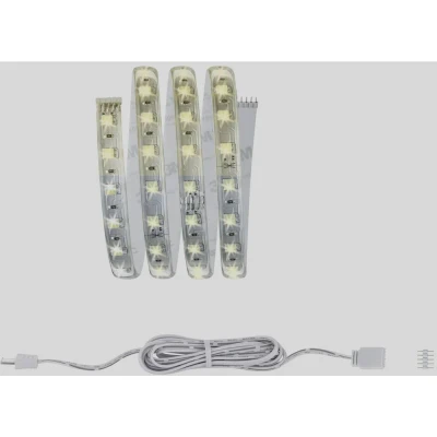 Image de Paulmann 99972 Meubles LED Clever Connect 1 m 12 V INCL. 1x6,5 Watts gradable Placard Transparent éclairage d&#039;armoire Plastique Lampe de Cuisine 2700 6500K, Matière, 6.5 W, Stripe 1m