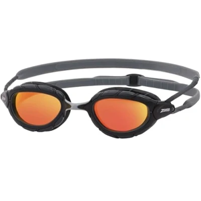 Image de Zoggs Predator Titanium Regular Fit, Grey/Black/Mirrored Orange