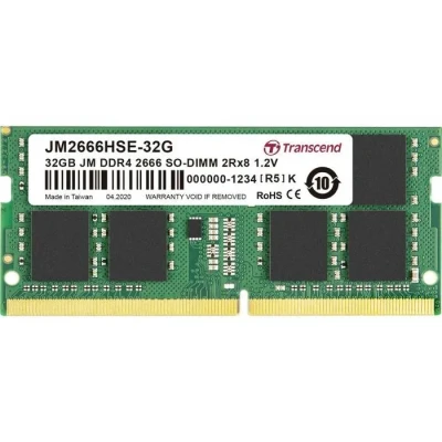 Image de Transcend JetRam JM2666HSE 32G module de mémoire 32 Go 2 x 8 DDR4 2666 MHz Neuf
