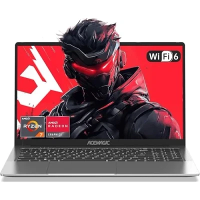 Image de ACEMAGIC Gaming Ordinateur Portable avec Boîtier en Métal et Rétroéclairage,AMD Ryzen 7 5700U(8C/16T,4,30 GHz) pour PC Portables Gamer,16,1 Pouces FHD,16Go DDR4,512Go M.2 SSD,WiFi 6,BT5.2,HDMI,Type C