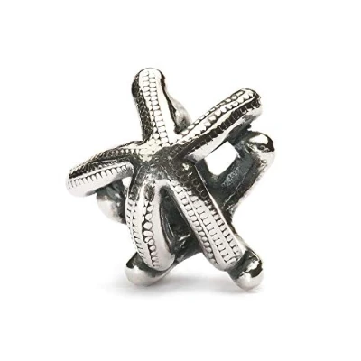 Image de Trollbeads Perle étoile de mer Design inspiré la Marine Marque Authentique Argent 925 Collection Essence of Life Conçu par Søren Nielsen, Sterling, Pas gemme