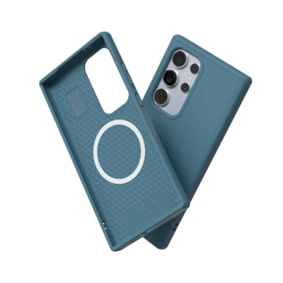 Image de RhinoShield Coque Compatible avec [Galaxy S24 Ultra] SolidSuit Magsafe Fine Technologie d&#039;absorption des Chocs et Finition Premium Mate Océan Bleu