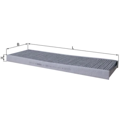 Image de MAHLE ORIGINAL LAK 1683 Filtre d&#039;habitacle à charbon actif 448 151 30 SCANIA: L,P,G,R,S series