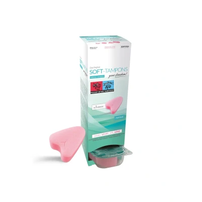 Image de JOYDIVISION Soft Tampons Mini I 10 pcs pour le sport, la natation &amp; spa Éponges menstruelles ultra douces Insertion retrait faciles tampon doux sans fil