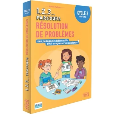 Image de 1, 2, 3... Parcours Résolution de problèmes Cycle 3 Livre d’occasion Correct