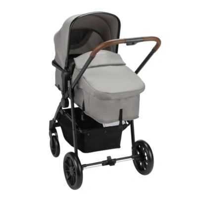 Image de BEBECONFORT HAZE Poussette 3 en 1 i Size Nacelle + Siège auto Gr0+ Habillage pluie inclus naissance jusqu&#039;à 22Kg, Mineral Gray