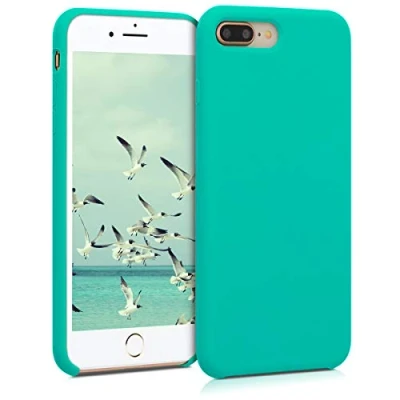 Image de kwmobile Housse Compatible avec Apple iPhone 7 Plus/iPhone 8 Plus Coque de téléphone Protection Souple en TPU Silicone Turquoise