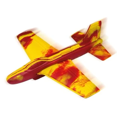 Image de Paul Günther 1515 planeur Stunt Glider, très léger à lancer, taille env. 18 x cm, en matériau EVA souple