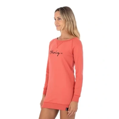 Image de Hurley Robe W O&amp;o Script en Polaire décontractée, Rouge (Mineral Red), M Femme
