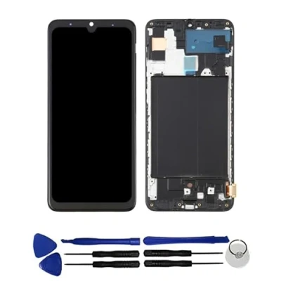 Image de OYOG Ecran pour Samsung Galaxy A70 SM A705FN/DS A705F Vitre Tactile LCD Assemblé (sans Châssis) Remplacement Noir