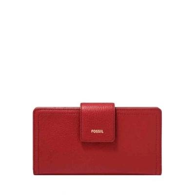 Image de Fossil Logan RFID Tab Clutch Garnet