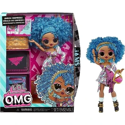 Image de L.O.L. Surprise O.M.G. Poupée Mannequin JAMS Comprend une Poupée, de Multiples Surprises et Fabuleux Accessoires Idéal pour les Enfants 4 Ans Plus