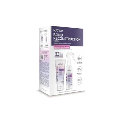 Image de Kativa Total Plex Bond Repair Kit 70ml Reconstructive Concentrate + Sealant Capillary Link 60ml reconstruction 10% Nano Complex