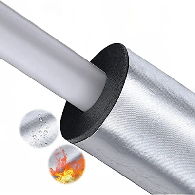 Image de STCK 0.95m Longue Tuyau D&#039;isolation en Caoutchouc, Isolation tuyaux Pompe a Chaleur, Antigel, Caoutchouc Flexible, pour Climatisation, d&#039;eau,Tuyau de gaz(1 Pièce)