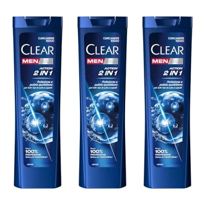 Image de Clear Shampoo 3 x 225ml Action