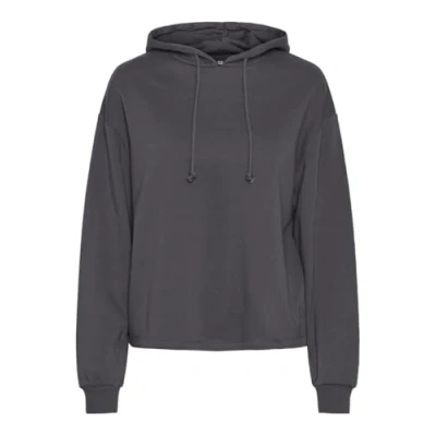 Image de PIECES Pcchilli Ls Noos BC Sweat à Capuche Sweatshirt, Gris foncé, S Femme