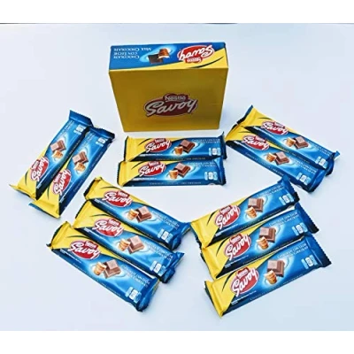 Image de SAVOY Chocolate con Leche / Milk Chocolat au lait 12 unidades/units/ unités 30 gr 1,06 oz. cada una/each/chacune