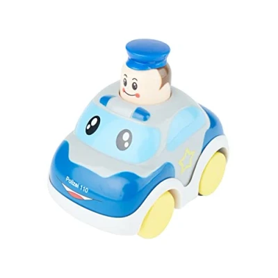 Image de Bieco Voiture Bebe Pompiers ou de la Police Friction Push and Go Tut Bolide Petite 1 an Tutute Pat Patrouille Jouet Bébé