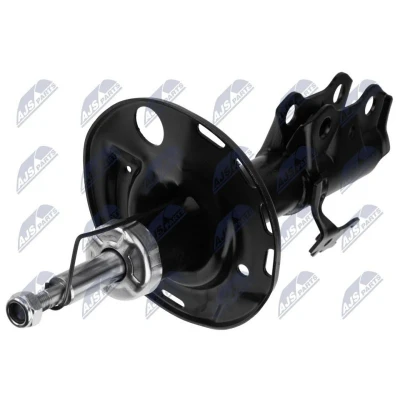Image de NTY A TY 045 Amortisseur Essieu avant droit Pression de gaz Système bitube Jambe suspension Goujon en haut, Collier bas TOYOTA: Auris Break