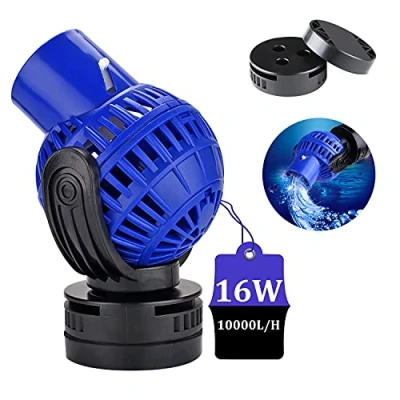 Image de EXLECO JVP 133 Pompe de Brassage, Wavemaker 10000L/H 16Watt 150 200cm Circulation à Onde 360 pour Aquariums Vagues Eau Douce et Salée