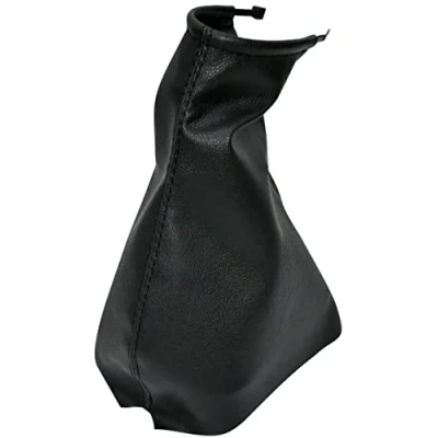 Image de AERZETIX C58490 Soufflet de levier vitesse compatible avec Renault Clio 2 1998 à 2004 couleur: noir en cuir synthétique