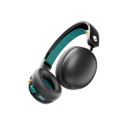 Image de Skullcandy Grom Casque sans Fil pour Enfant, 45 h d’Autonomie, Volume Limité, Fonctionne avec Les appareils iPhone, Android et Bluetooth Noir
