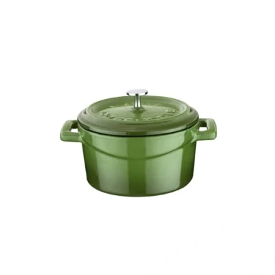 Image de LAVA Cookware LV Y TC 10 K2 Mini Casserole Ronde, diamètre cm, en Fonte, Vert