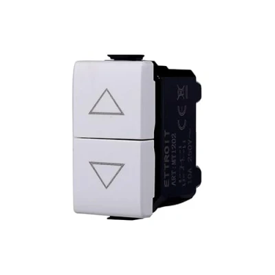 Image de bouton double montants 1P+1P 10A, interverrouillé compatible avec Bticino Matix (1)