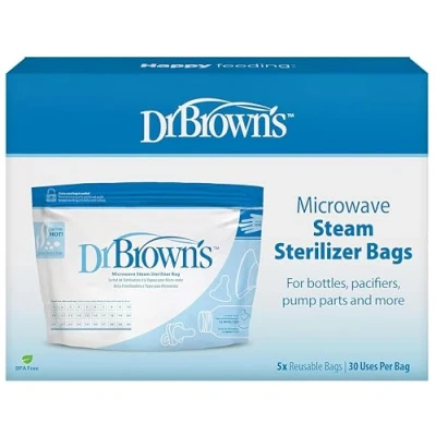 Image de DrBrown&#039;s Set de 5 Sacs Stérilisation Réutilisables