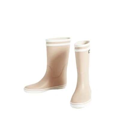 Image de Aigle Malouine Bottes en caoutchouc, Femme, Taille: 37, Sand Caoutchouc naturel