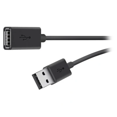 Image de Belkin USB 2.0 A M/F 4.8m câble 4,8 m Noir Neuf