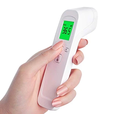 Image de Thermometre medical Frontal Infrarouge médicale sans Contact pour personne (Adulte Enfant bébé) et surface d&#039;objet, Affichage LCD Option sonore 30 mémoires