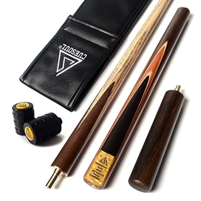 Image de CUESOUL Queue de Billard articulée 146 cm avec Extension/Protection au Joint, livrée dans Un Sac en Similicuir, D305