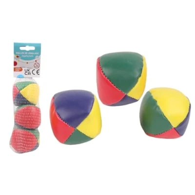 Image de FLYPOP&#039;S Balles À Jongler Cirque 045852 Multicolore Jeu d&#039;Adresse Jouet Enfant Jongle Cadeau Divertissement Anniversaire 6 cm x Partir de Ans